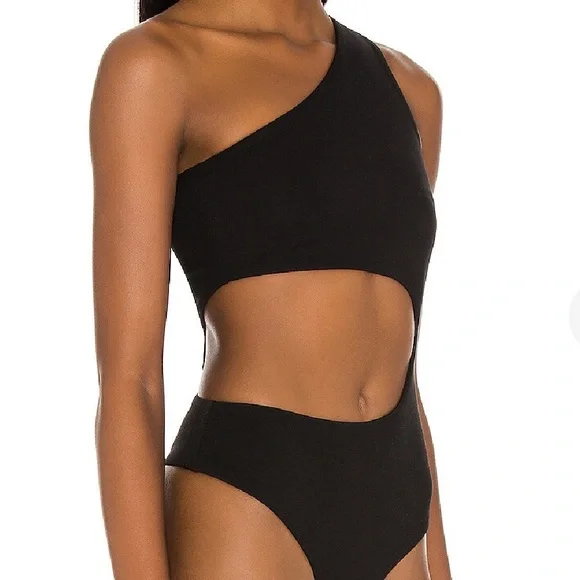 REVOLVE X LOVERS + FRIENDS CINDY BODYSUIT in Black XXS - Picture 4 of 5